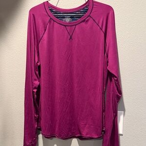 Cuddl Duds ClimateRight Athletic Long Sleeve Top XXL